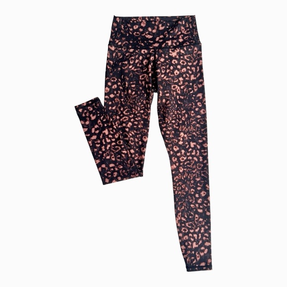 Varley Black &‎ Brown Animal Print Legging Size XS - Picture 1 of 6